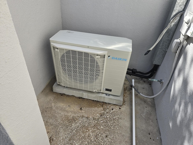 exterior details with ac unit