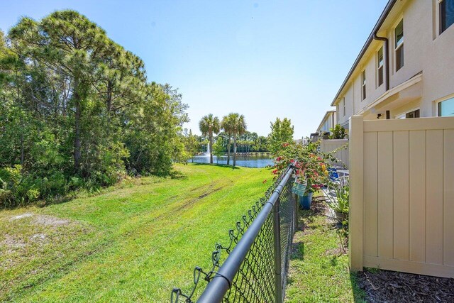 view of yard with central AC unit