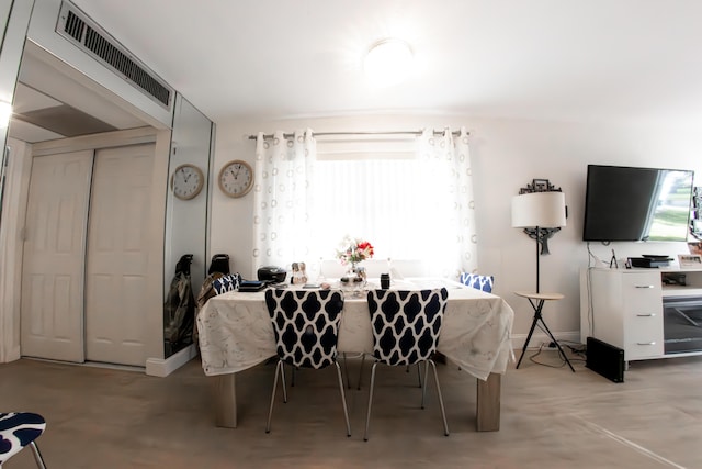 view of dining room