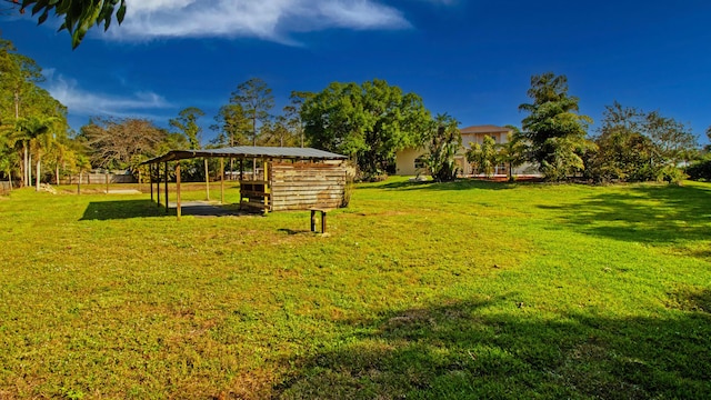 view of yard