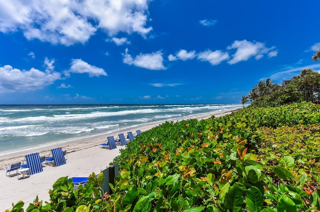 water view with a beach view