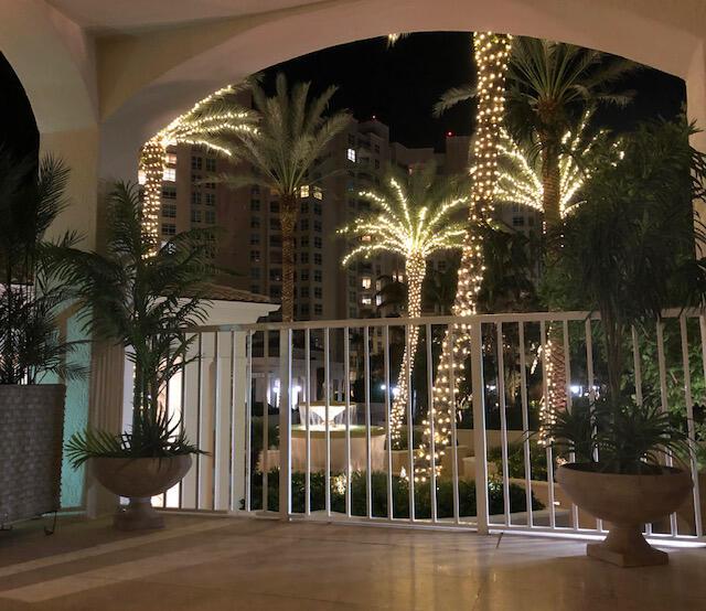 view of gate at twilight