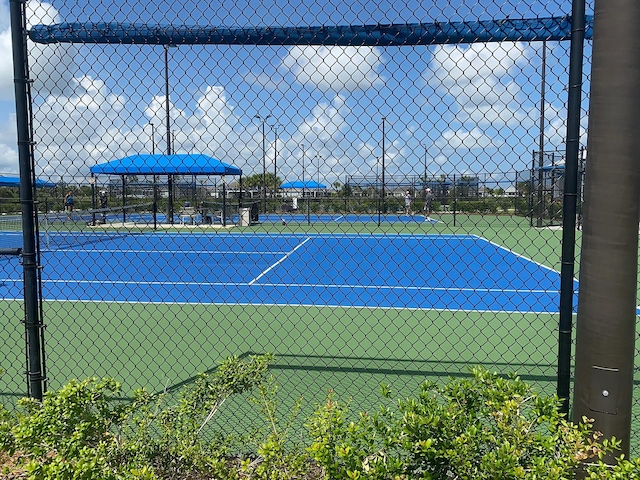 view of sport court