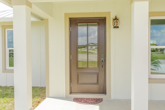 view of entrance to property