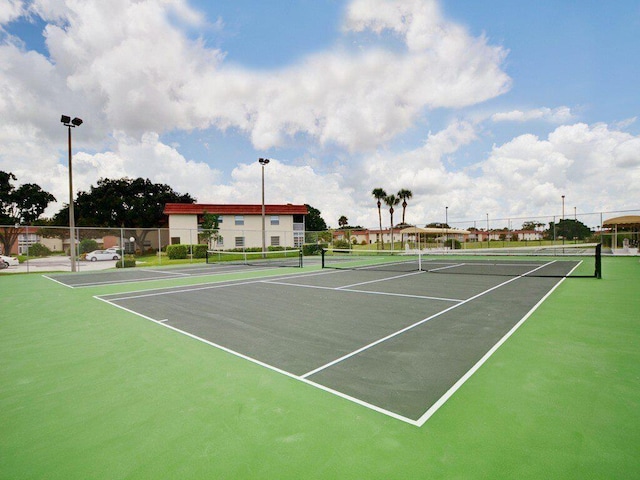 view of sport court