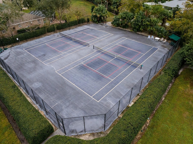 view of sport court