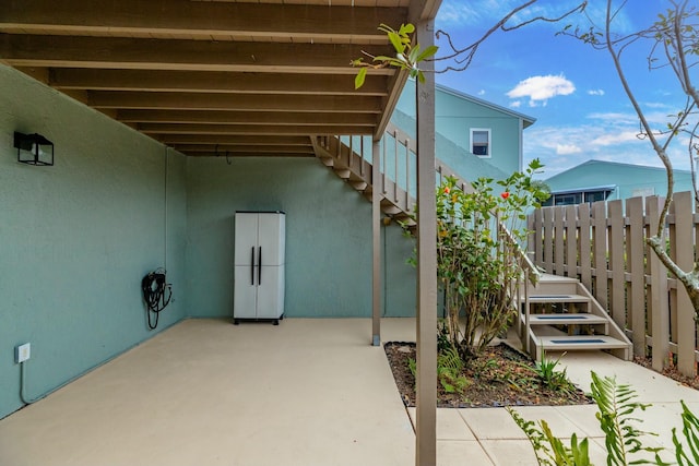 view of patio