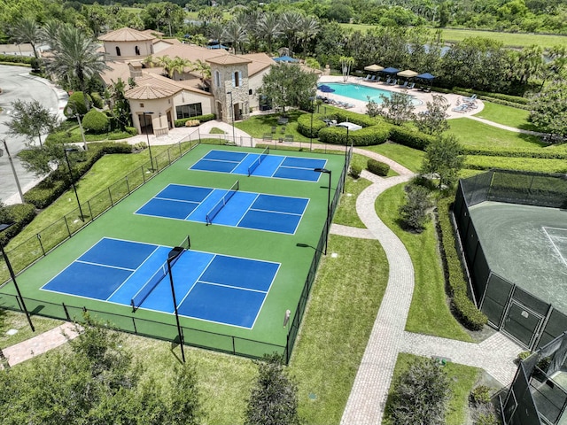 view of sport court