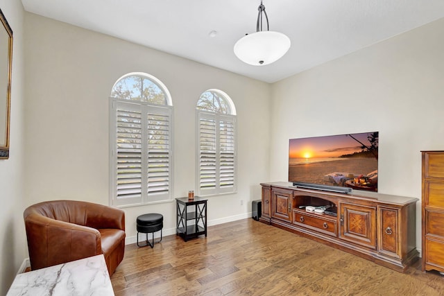 view of sitting room