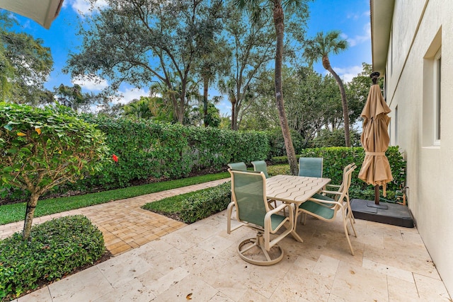 view of patio