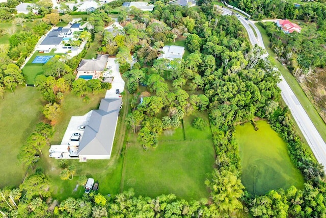 birds eye view of property featuring a residential view