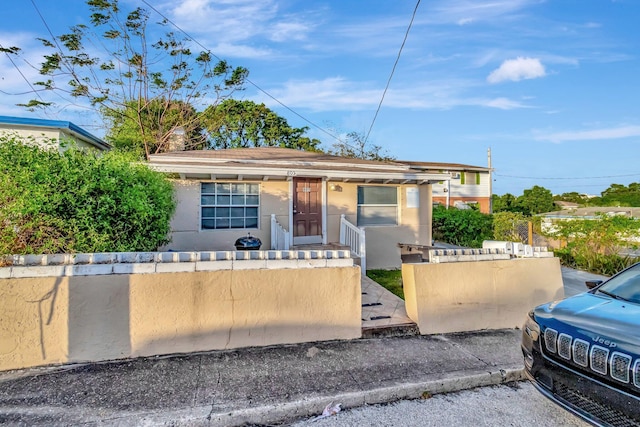 view of front of home