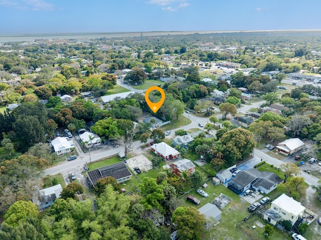 drone / aerial view featuring a residential view