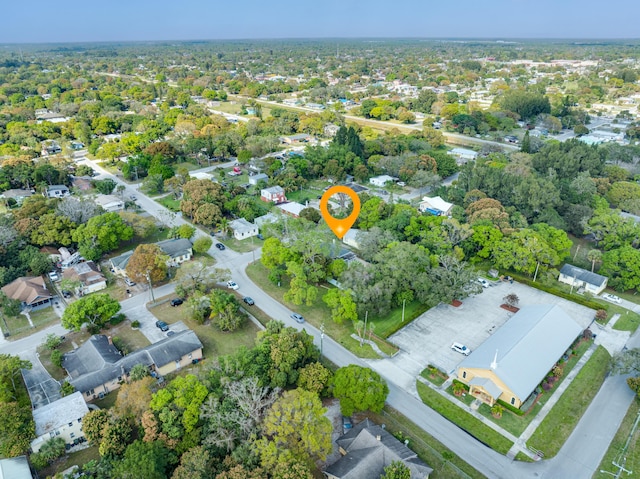 aerial view featuring a residential view