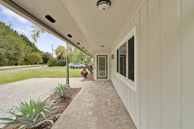 view of patio