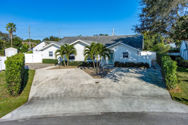 view of ranch-style house