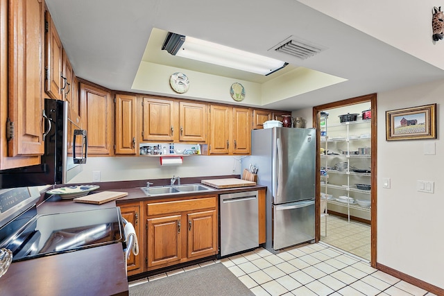 kitchen featuring sink and stainless steel appliances