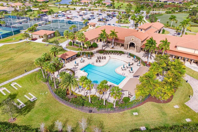 9597 SW Royal Poinciana Dr, Port Saint Lucie, FL 34987 - drone / aerial view