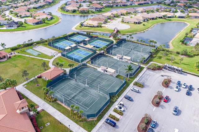9597 SW Royal Poinciana Dr, Port Saint Lucie, FL 34987 - aerial view with a water view