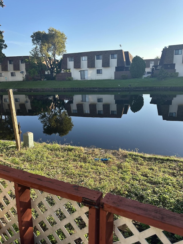 property view of water