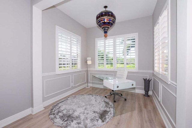 9895 SW Nuova Way, Port Saint Lucie, FL 34986 - office area featuring light wood-type flooring