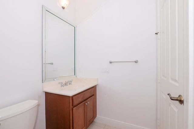 9895 SW Nuova Way, Port Saint Lucie, FL 34986 - bathroom featuring tile patterned flooring, vanity, and toilet