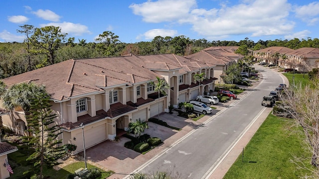 birds eye view of property featuring a residential view