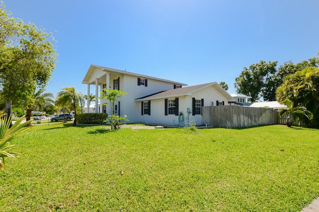 view of back of property
