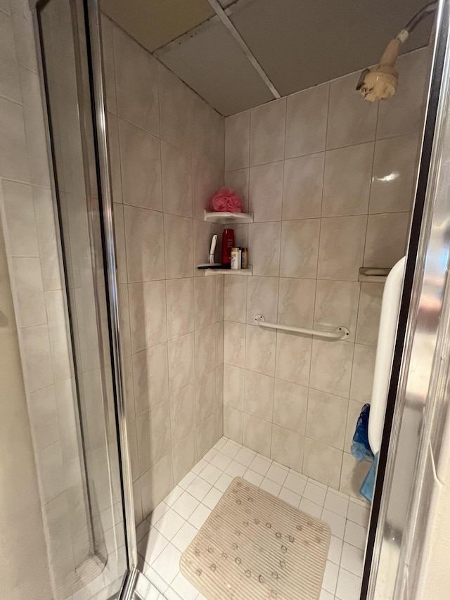 bathroom with walk in shower