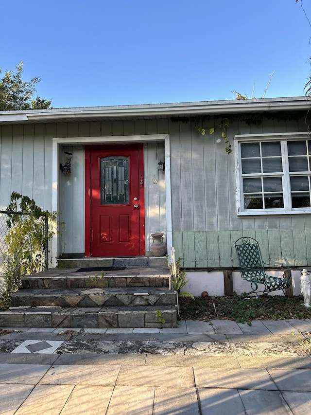 view of property entrance