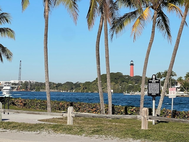 property view of water