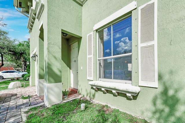 view of home's exterior featuring a patio area