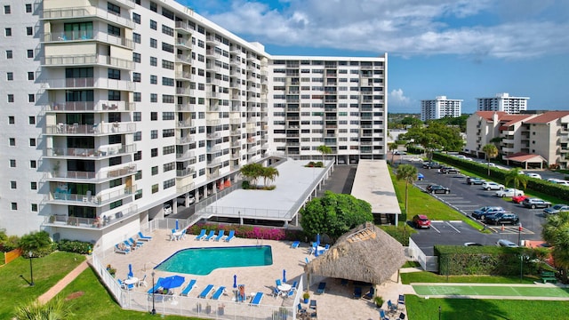 view of property with a community pool