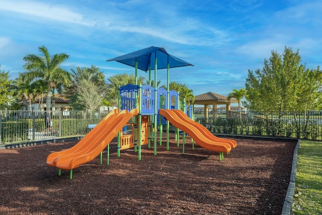 view of jungle gym