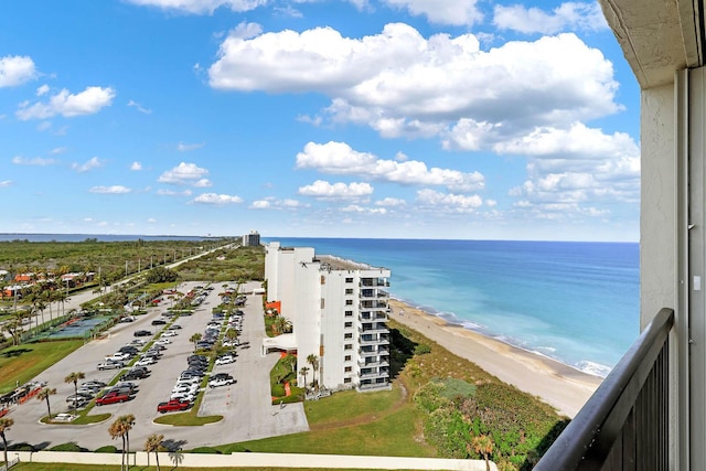 water view with a beach view