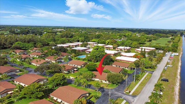 1714 Palmland Dr Unit 1714, Boynton Beach, FL 33436 - aerial view of property and surrounding area featuring nearby suburban area