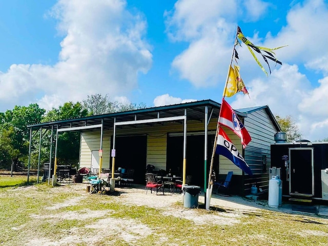 view of back of property