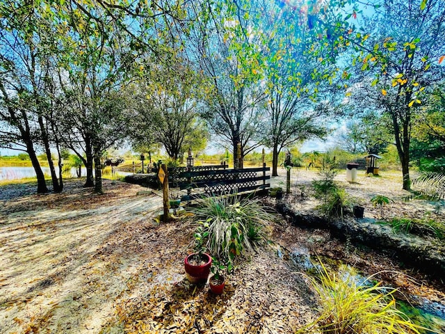 view of community featuring a water view