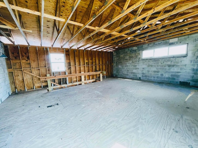 16738 NW 262nd St, Okeechobee, FL 34972 - misc room featuring concrete block wall