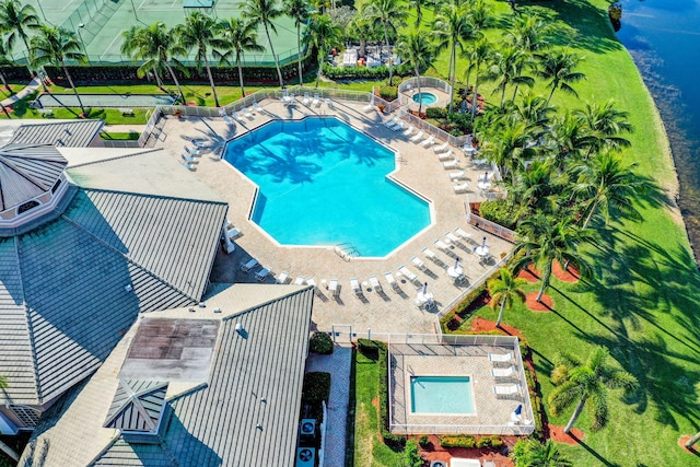 view of pool