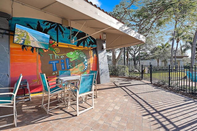 view of patio