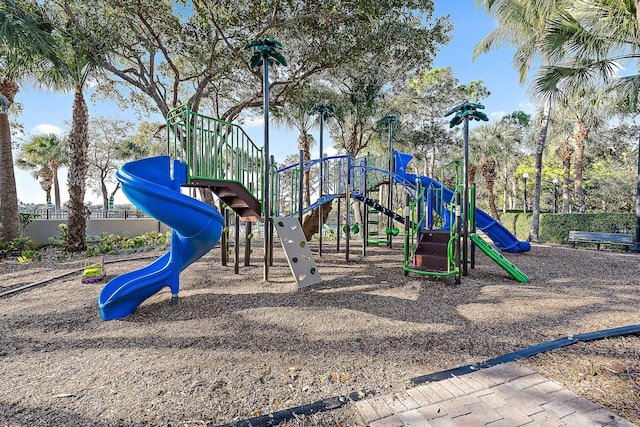 view of play area