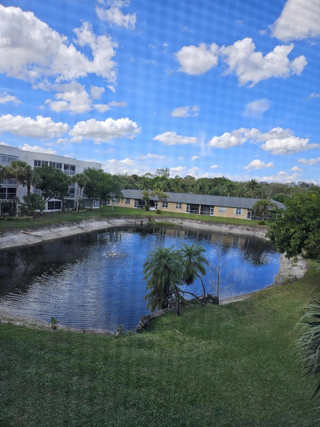 view of water feature