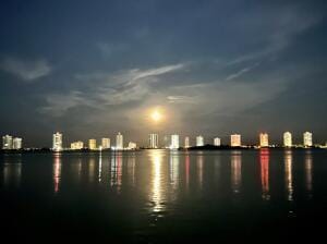 111 Shore Ct Unit 314, North Palm Beach, FL 33408 - water view featuring a view of city lights