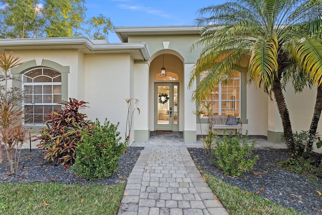 view of entrance to property