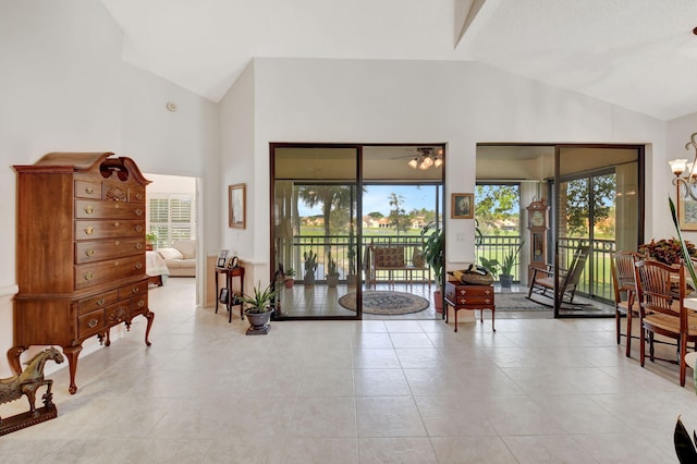 view of community lobby