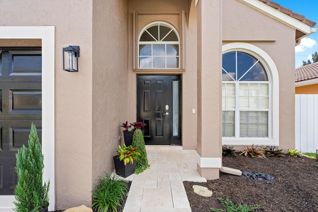 view of entrance to property