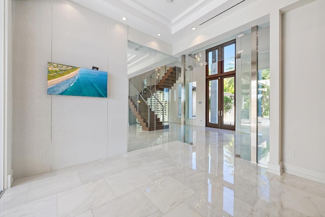 177 Commodore Dr, Jupiter, FL 33477 - lobby with stairs and recessed lighting