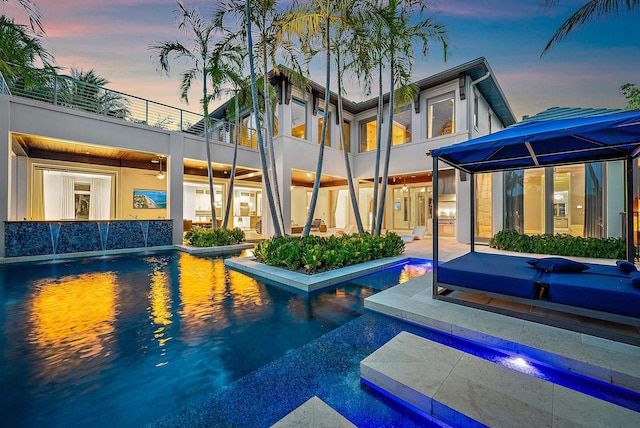 177 Commodore Dr, Jupiter, FL 33477 - outdoor pool with a hot tub