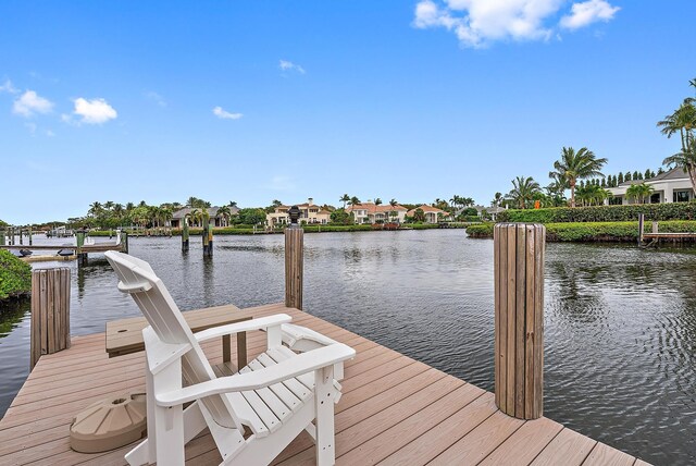 177 Commodore Dr, Jupiter, FL 33477 - dock featuring a water view